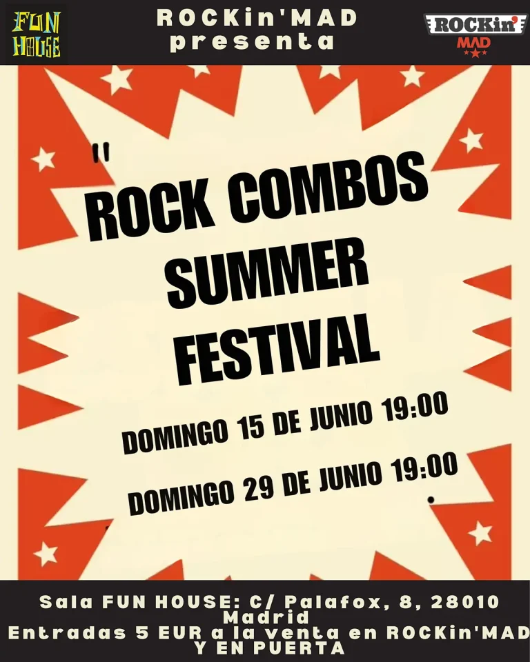 Rockinmad Rock Combos Summer Festival 2025